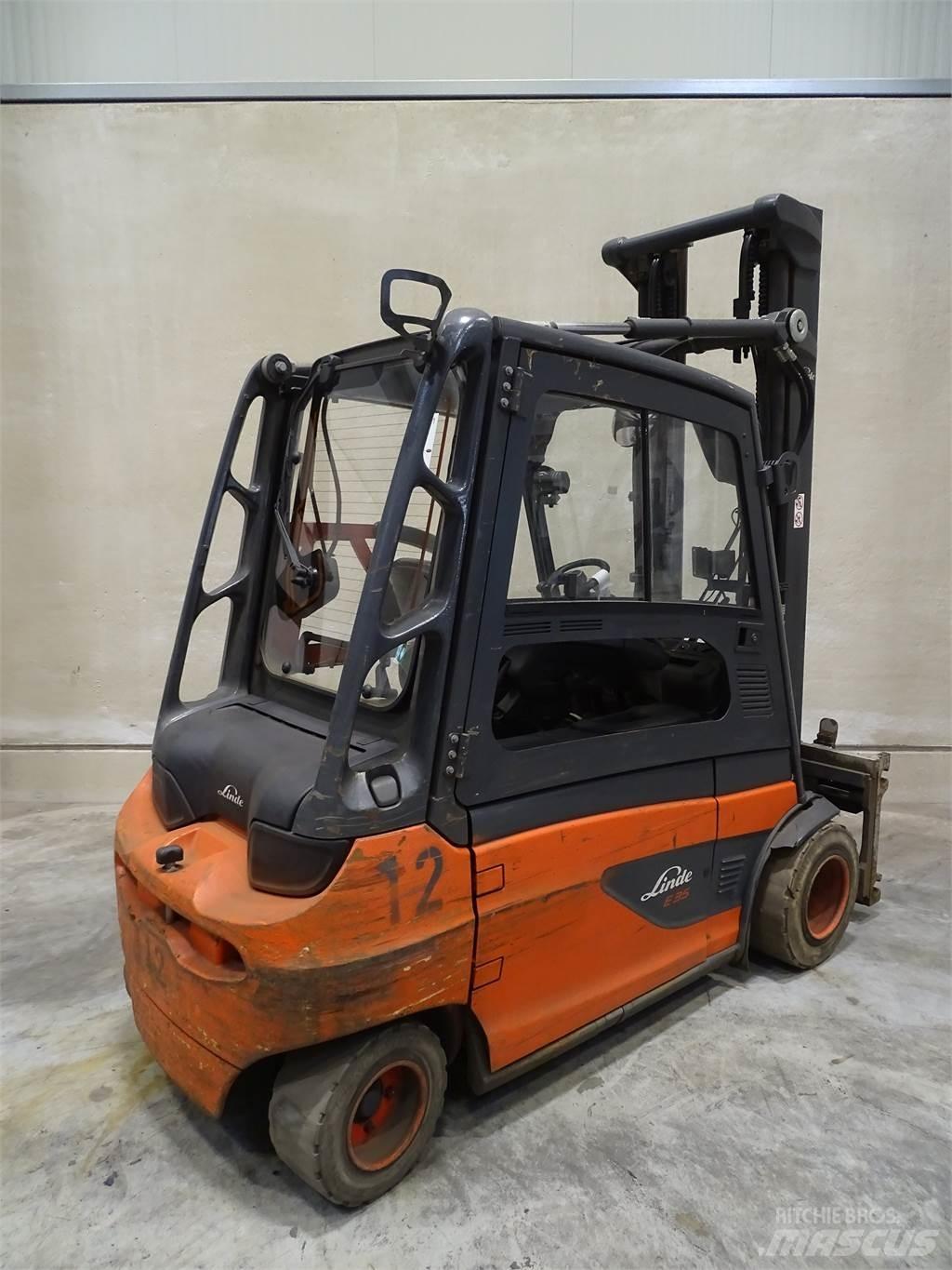 Linde E35L-01 Електрически вилични кари-повдигачи