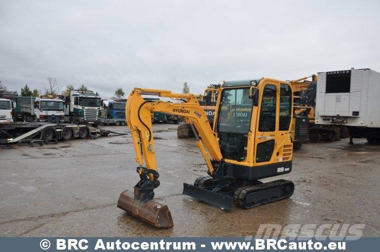 Hyundai R18-9AK Мини екскаватори < 7 т