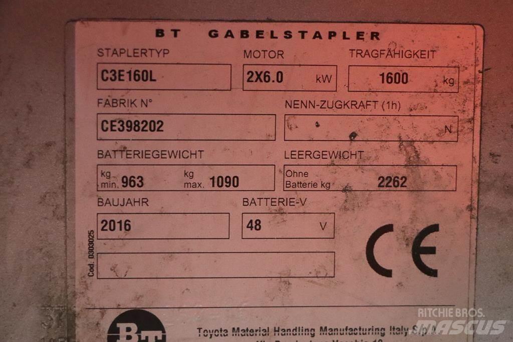 BT C3E160L Електрически вилични кари-повдигачи