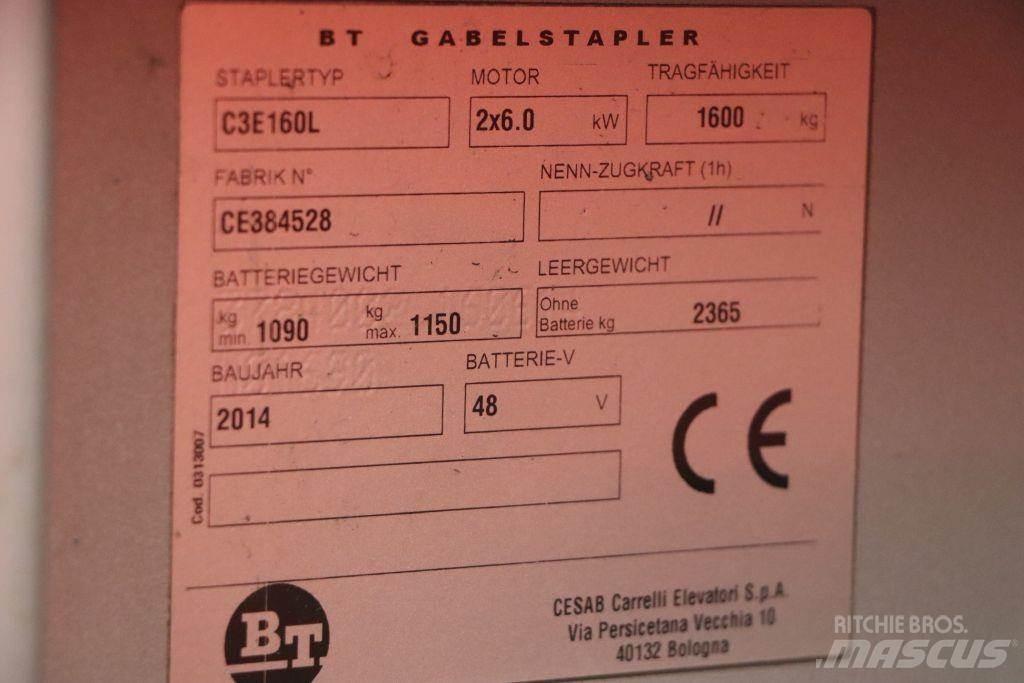 BT C3E160L Електрически вилични кари-повдигачи