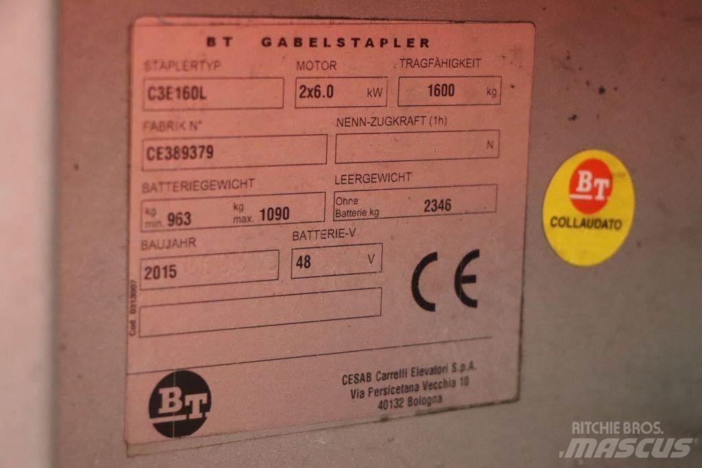 BT C3E160L Електрически вилични кари-повдигачи