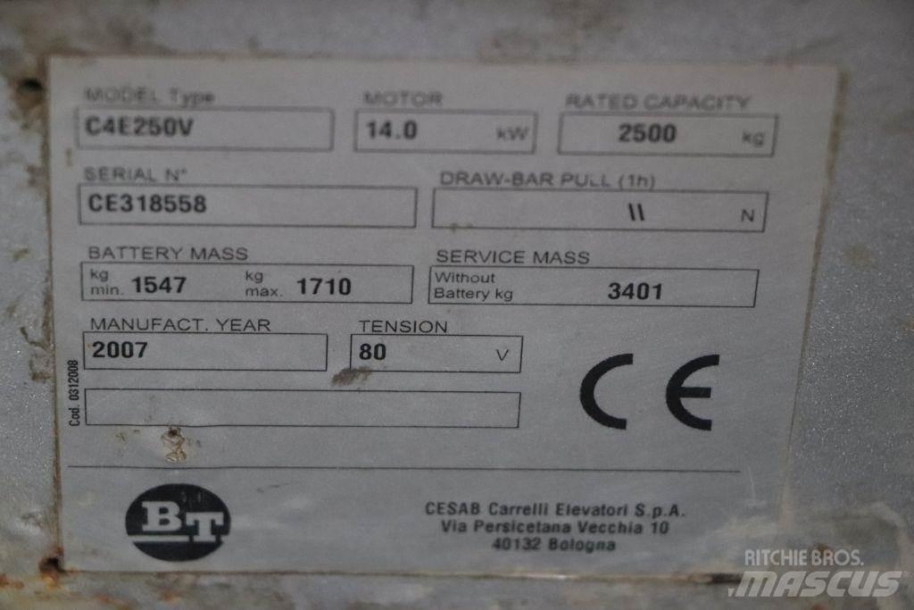 BT C4E250V Електрически вилични кари-повдигачи