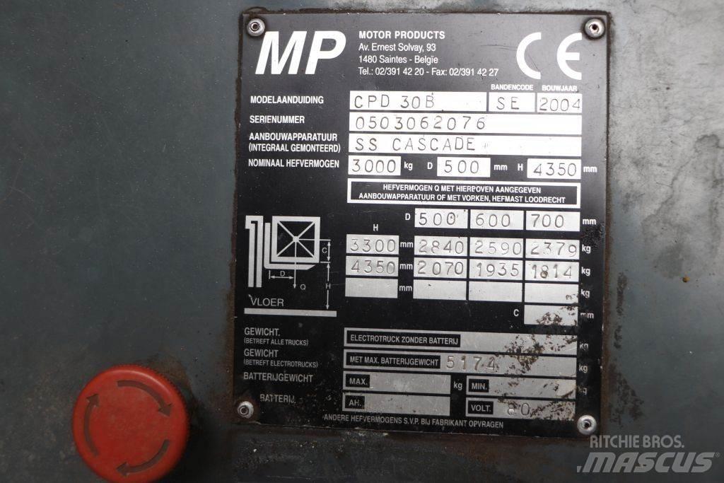 Heli CPD30B Електрически вилични кари-повдигачи