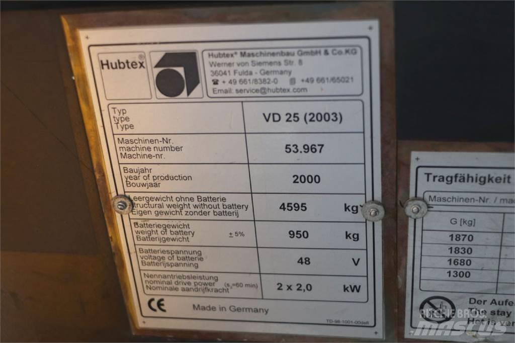 Hubtex VD 25 Страничен товарач