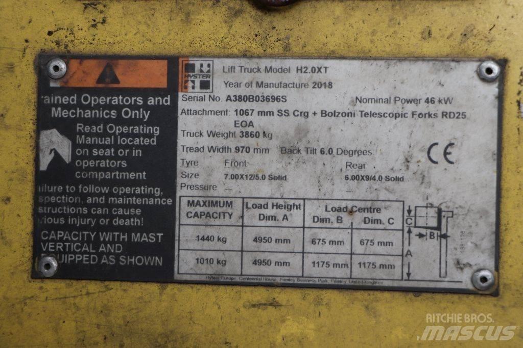 Hyster H2.0XT Камиони с АГУ