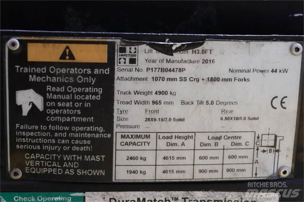 Hyster H3.0FT Камиони с АГУ