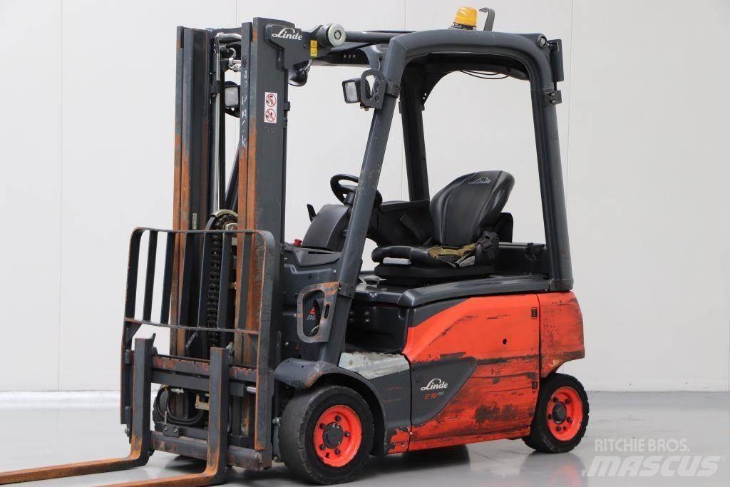 Linde E16P-02 Електрически вилични кари-повдигачи