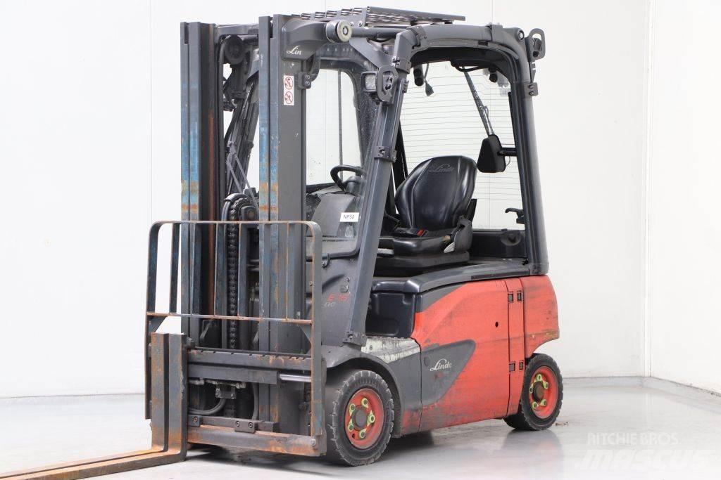 Linde E16P-02 Електрически вилични кари-повдигачи