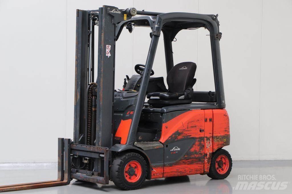 Linde E16PH-02 Електрически вилични кари-повдигачи