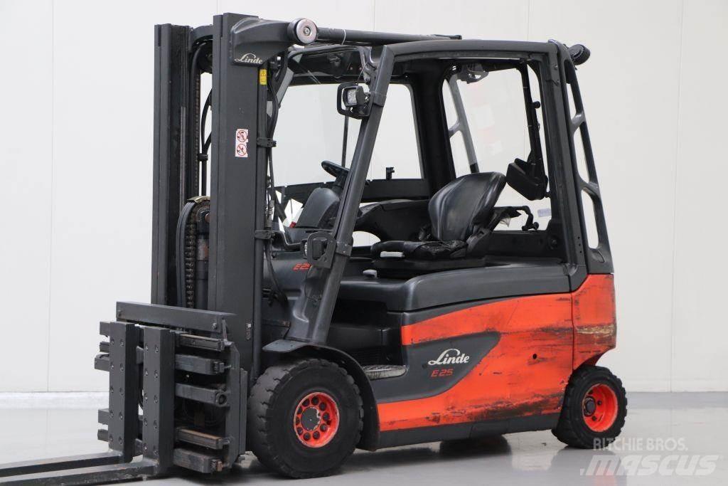 Linde E25L-01 Електрически вилични кари-повдигачи