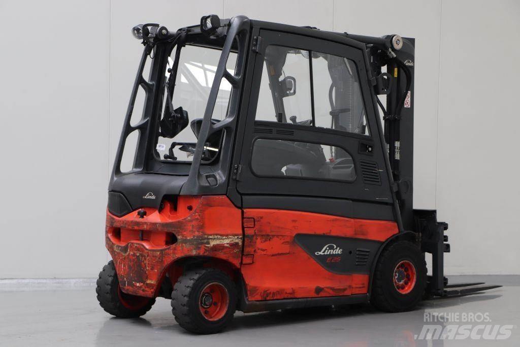 Linde E25L-01 Електрически вилични кари-повдигачи