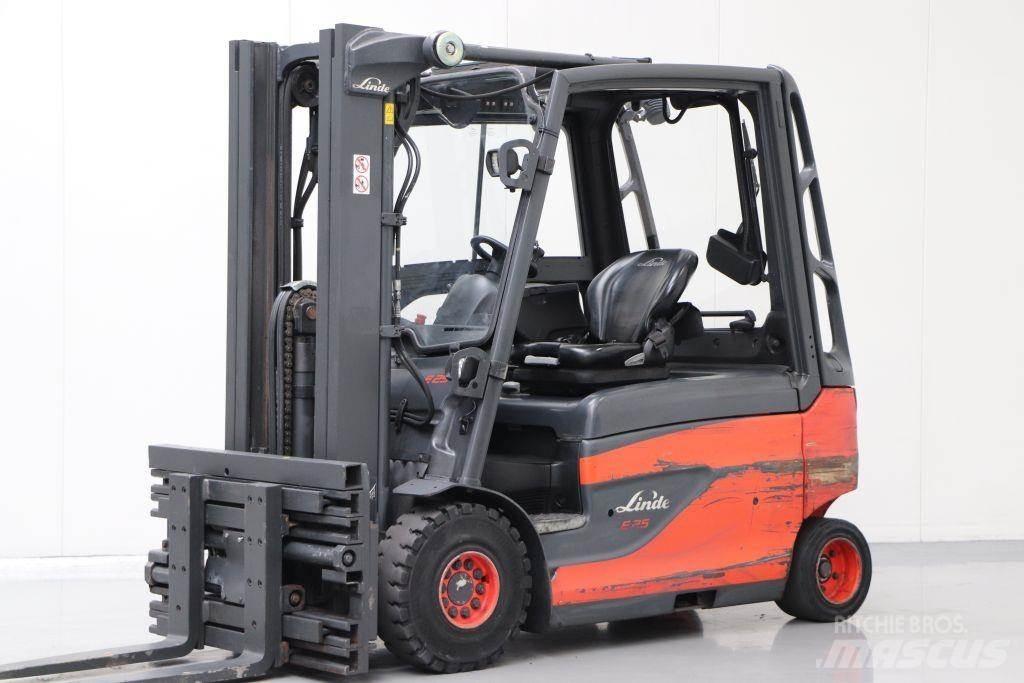 Linde E25L-01 Електрически вилични кари-повдигачи