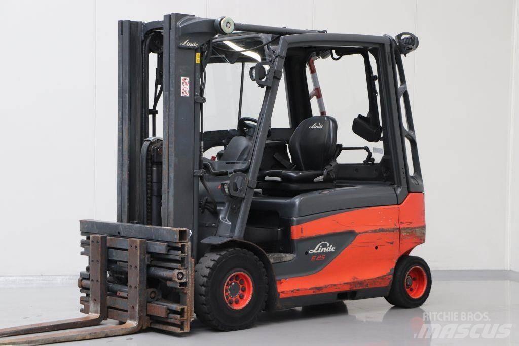 Linde E25L-01 Електрически вилични кари-повдигачи