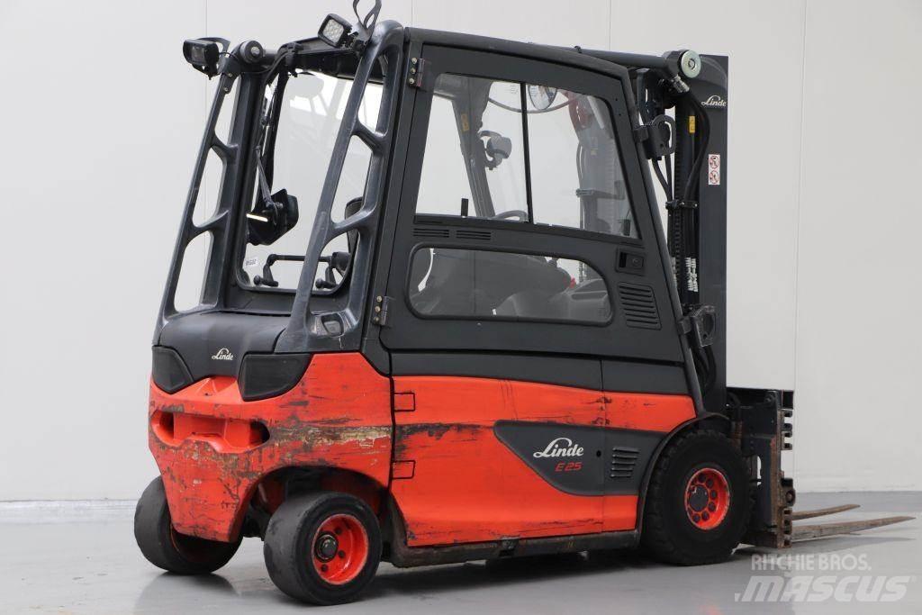 Linde E25L-01 Електрически вилични кари-повдигачи
