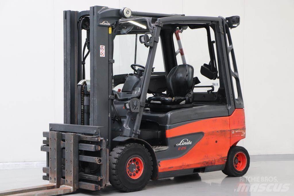 Linde E25L-01 Електрически вилични кари-повдигачи