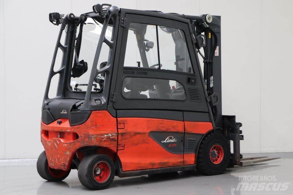 Linde E25L-01 Електрически вилични кари-повдигачи