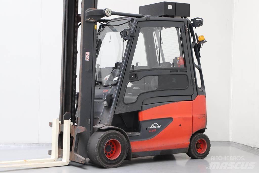 Linde E35HL-01 Електрически вилични кари-повдигачи