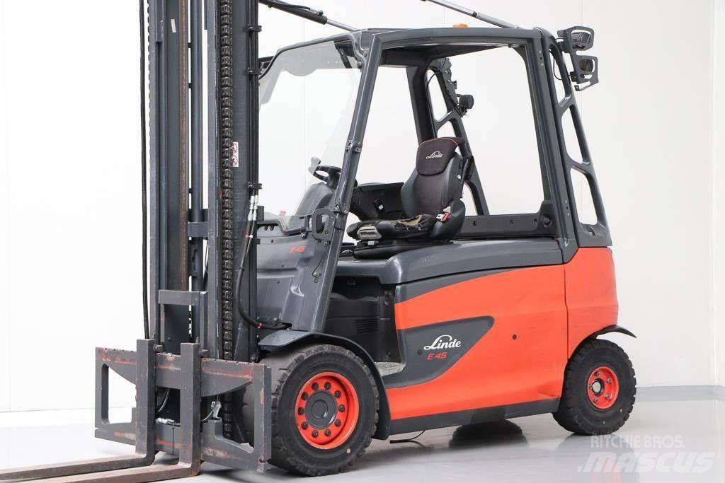 Linde E45HL-01/600 Електрически вилични кари-повдигачи