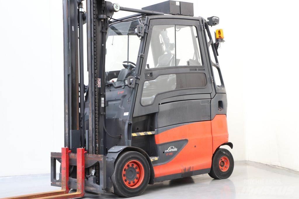 Linde E45HL-01/600 Електрически вилични кари-повдигачи