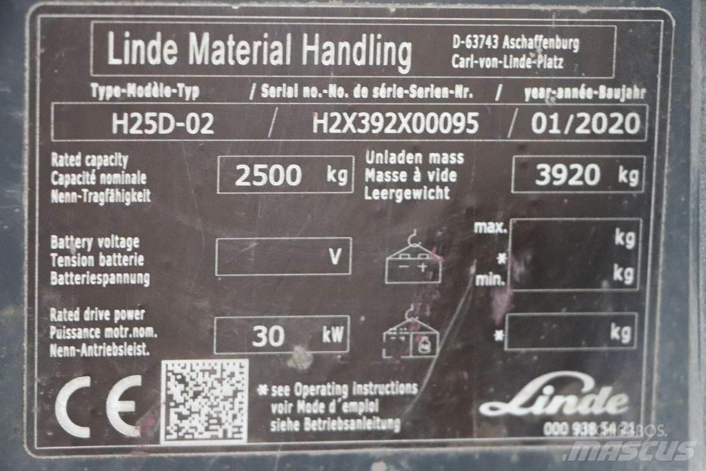 Linde H25D-02 Дизелови камиони