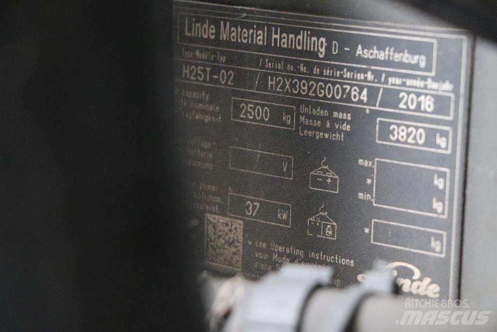 Linde H25T-02 Камиони с АГУ