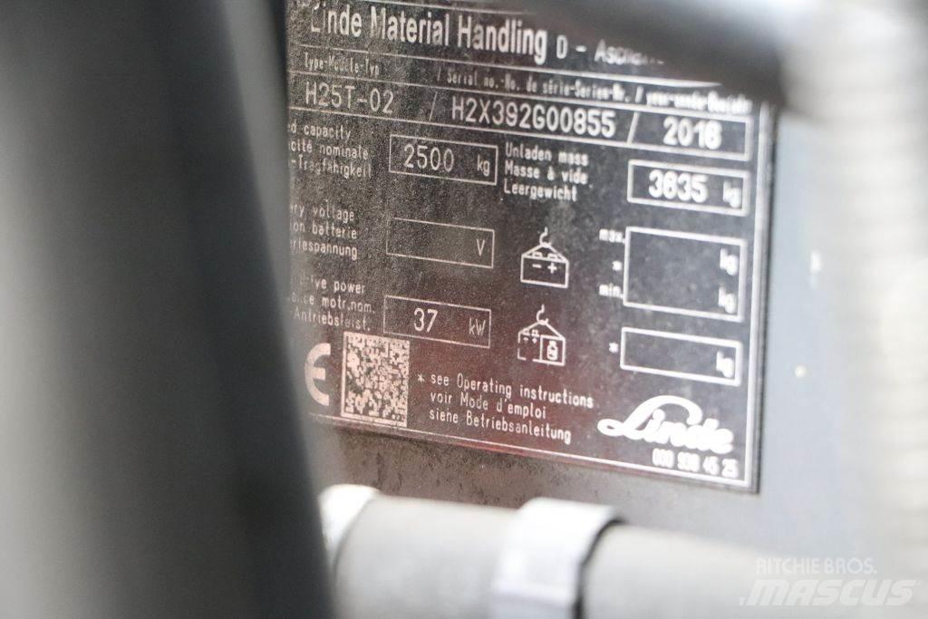 Linde H25T-02 Камиони с АГУ