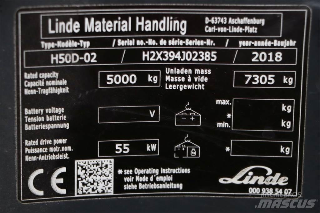 Linde H50D-02 Дизелови камиони