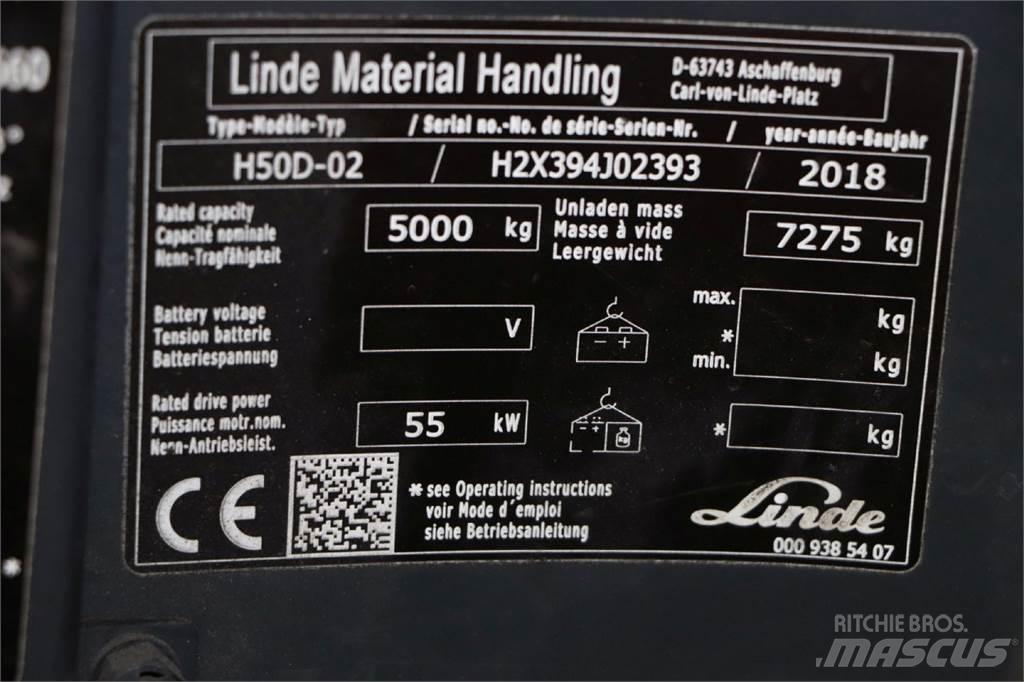 Linde H50D-02 Дизелови камиони