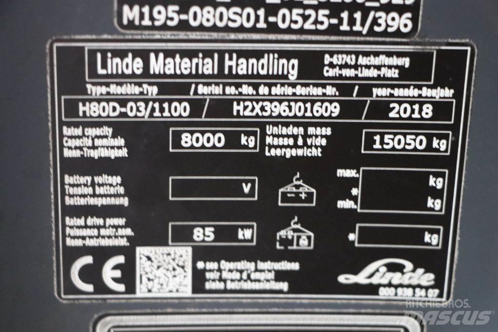 Linde H80D-03/1100 Дизелови камиони