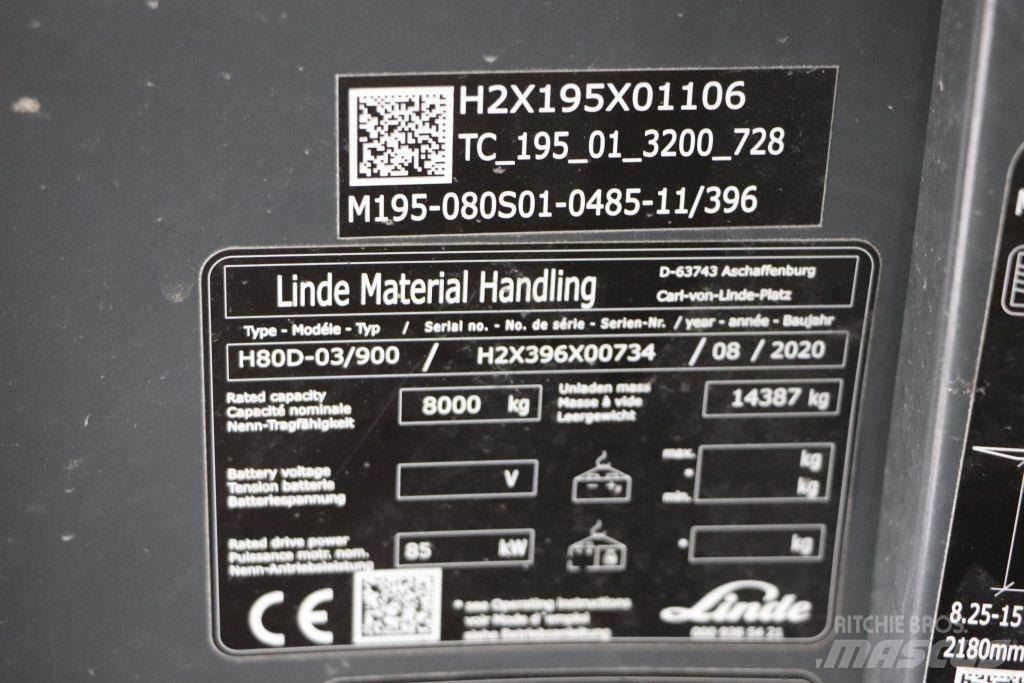 Linde H80D-03/900 Дизелови камиони
