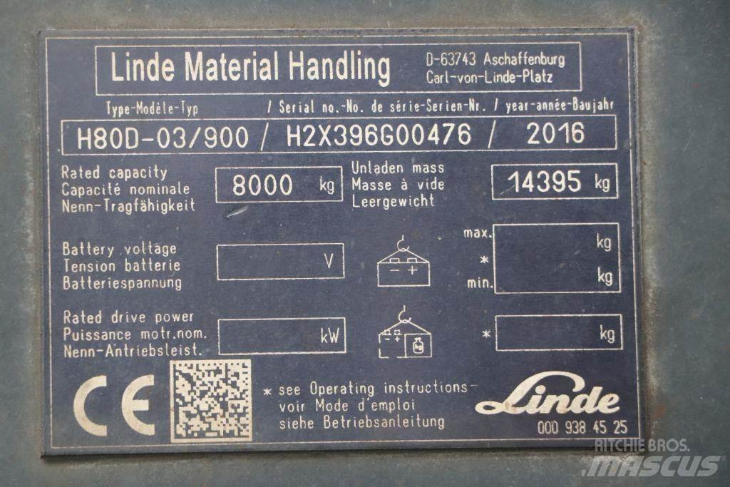 Linde H80D-03/900 Дизелови камиони