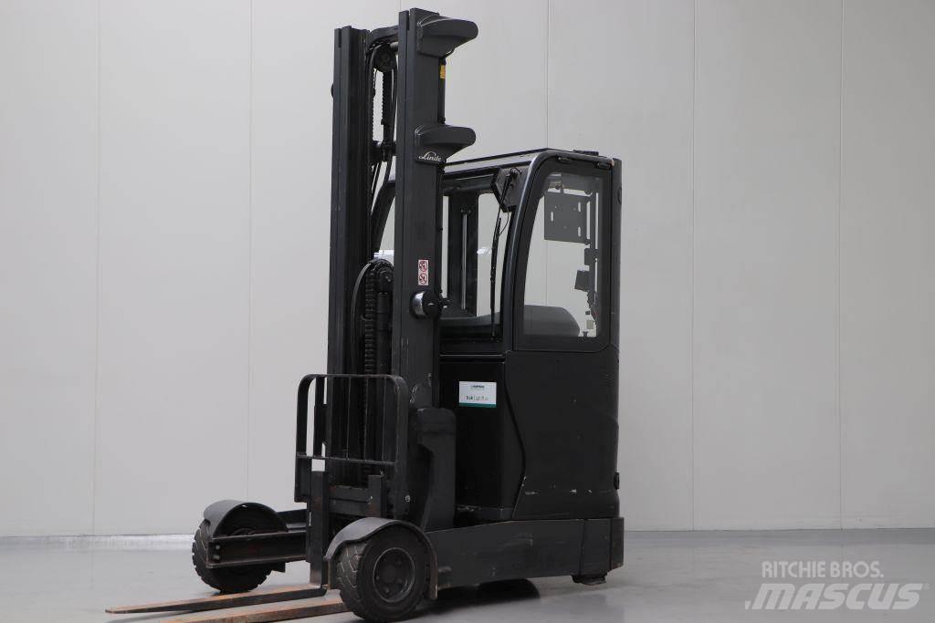 Linde R14G-01 Ретрак/ Високоповдигач с изместване на вилката напред