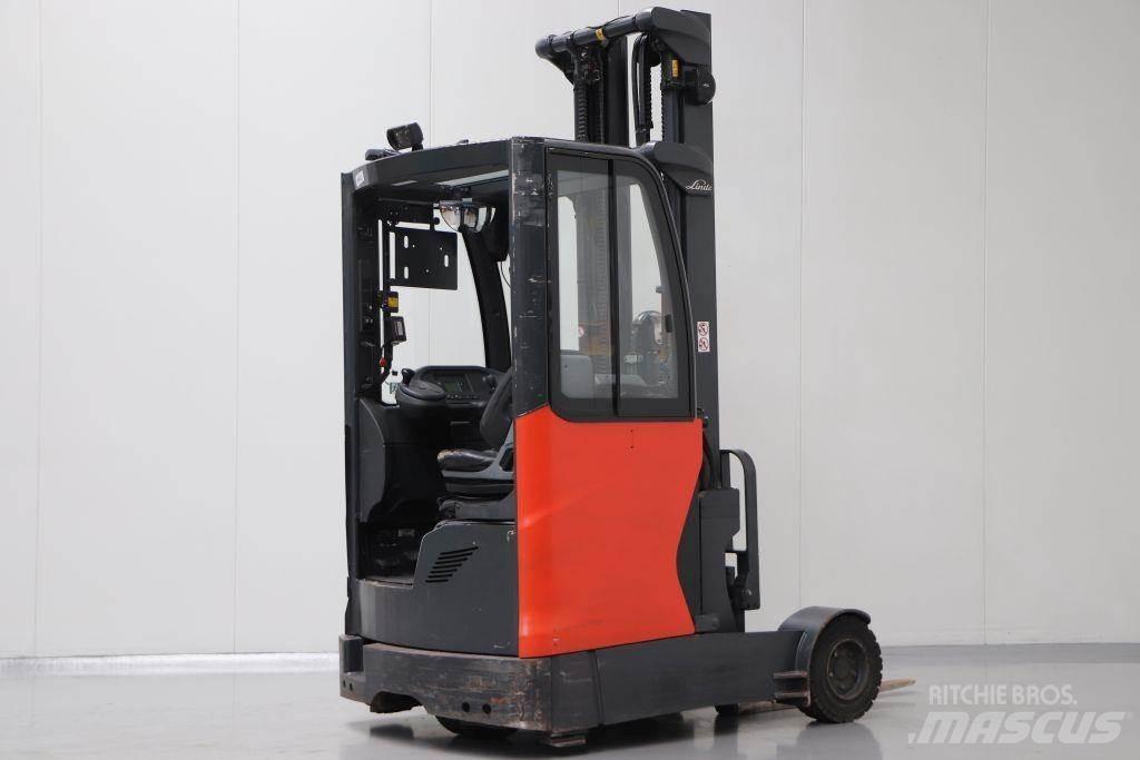 Linde R14G-01 Ретрак/ Високоповдигач с изместване на вилката напред