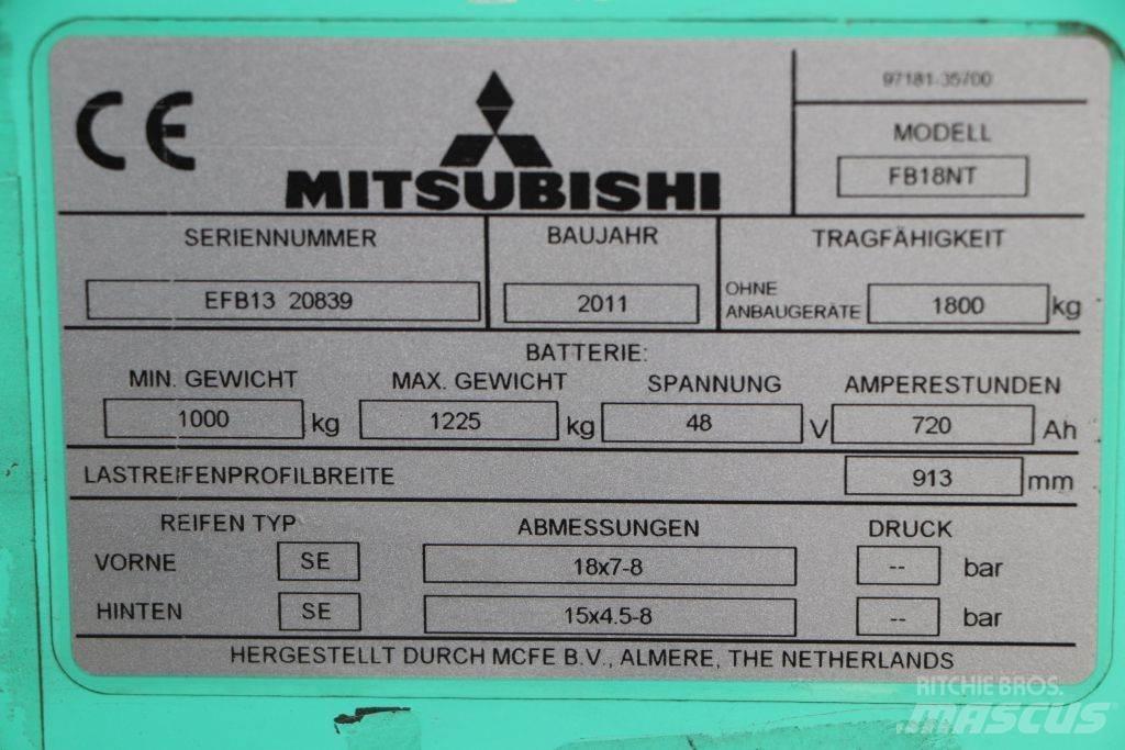 Mitsubishi FB18NT Електрически вилични кари-повдигачи