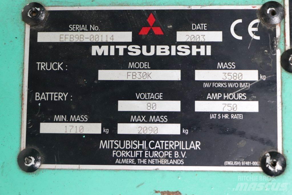 Mitsubishi FB30K Електрически вилични кари-повдигачи