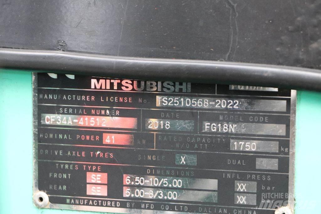 Mitsubishi FG18NT Камиони с АГУ