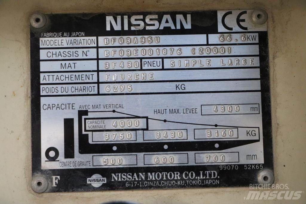 Nissan BF03A35U Камиони с АГУ