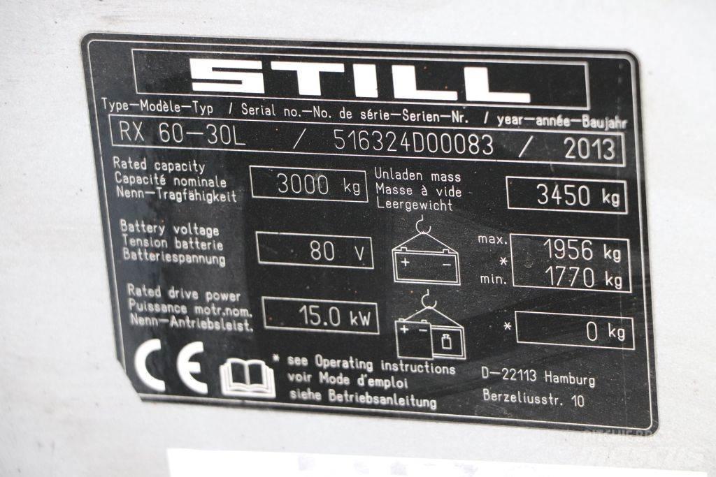 Still RX60-30L Електрически вилични кари-повдигачи
