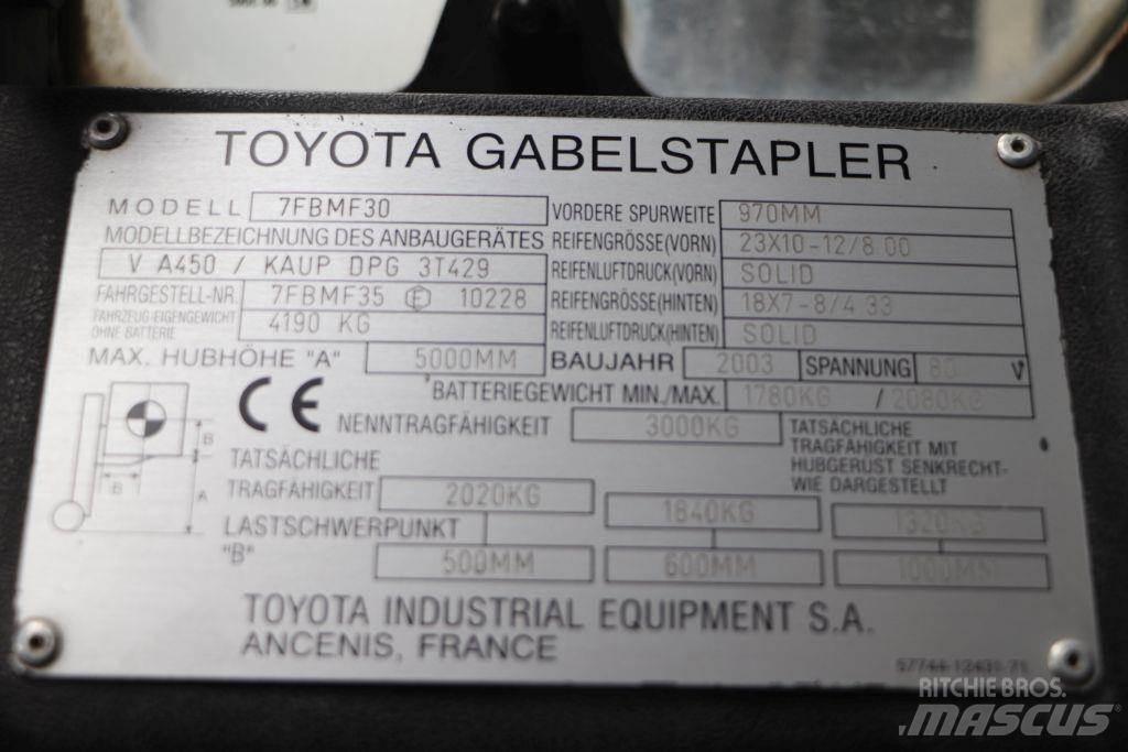 Toyota 7FBMF30 Електрически вилични кари-повдигачи