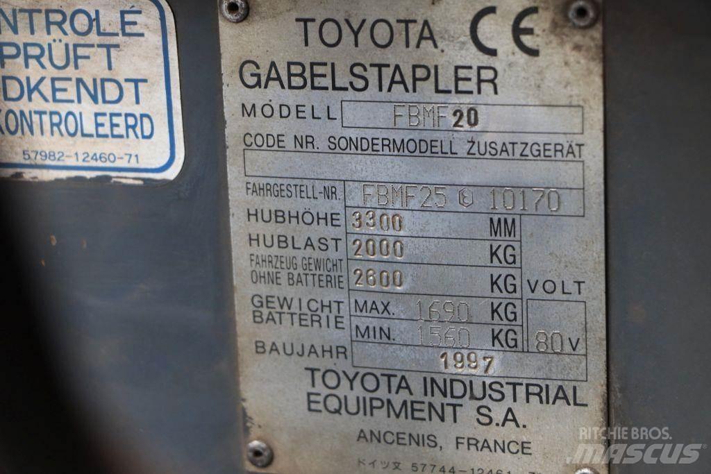 Toyota FBMF20 Електрически вилични кари-повдигачи