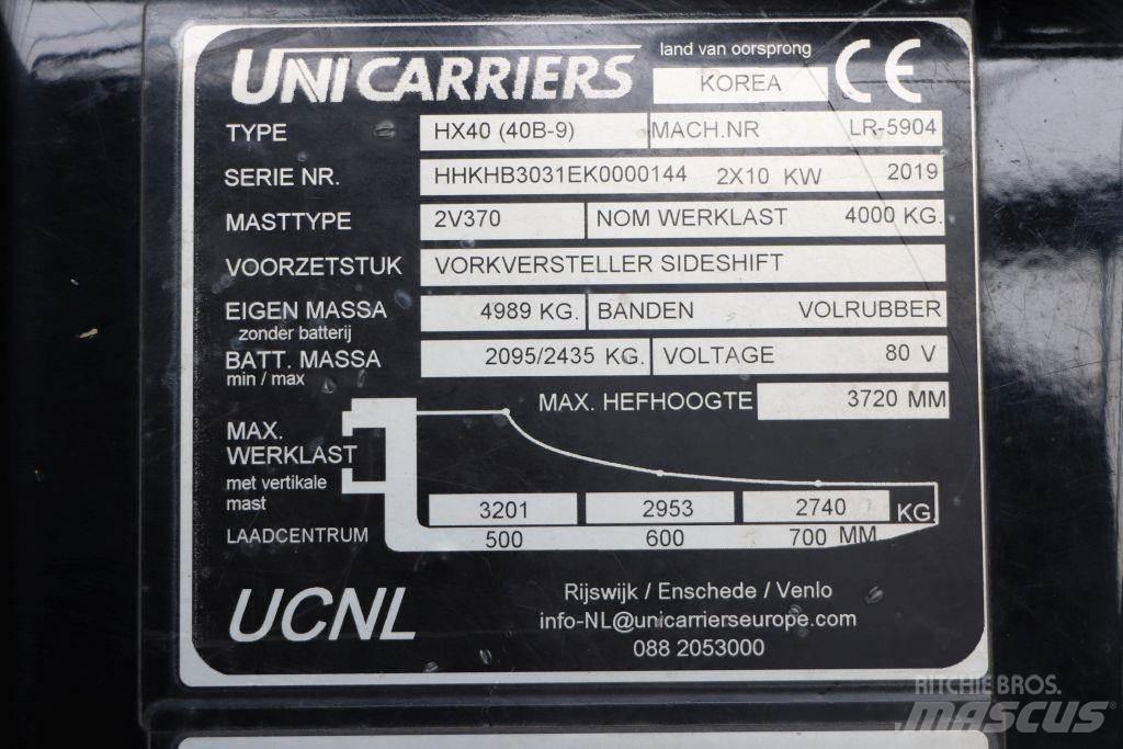 UniCarriers 40B-9 Електрически вилични кари-повдигачи