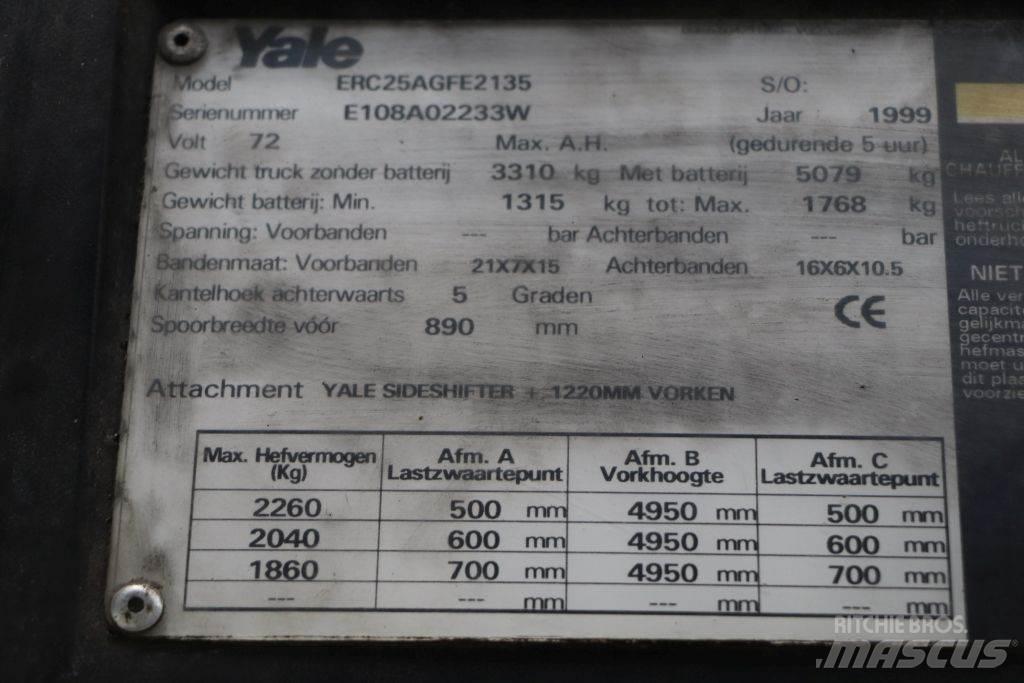 Yale ERC25AGF Електрически вилични кари-повдигачи