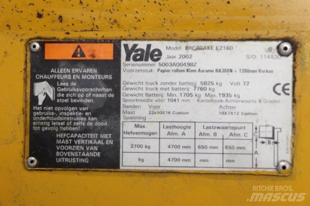 Yale ERC40AKE Електрически вилични кари-повдигачи