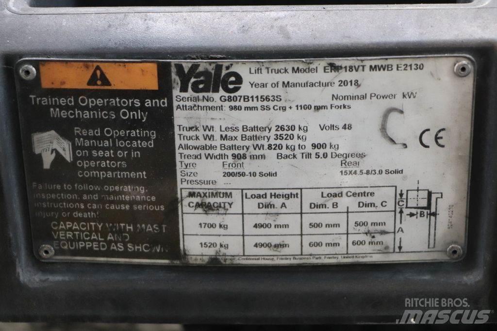 Yale ERP18VT Електрически вилични кари-повдигачи