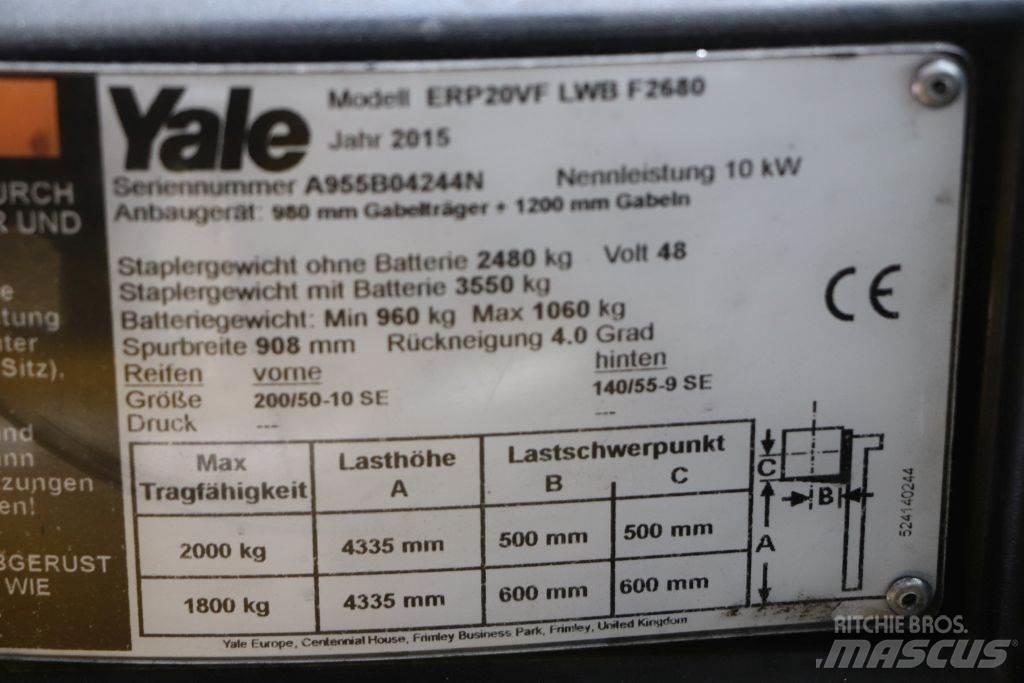 Yale ERP20VF Електрически вилични кари-повдигачи