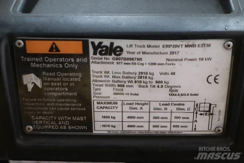 Yale ERP20VT Електрически вилични кари-повдигачи