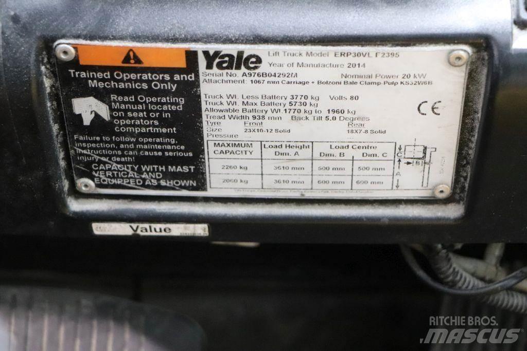 Yale ERP30VL Електрически вилични кари-повдигачи