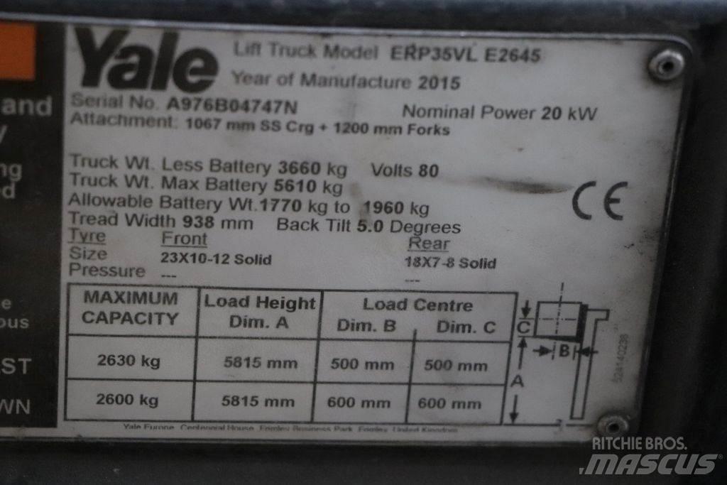 Yale ERP35VL Електрически вилични кари-повдигачи