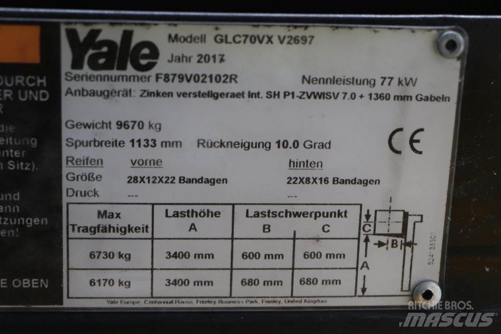Yale GLC70VX Камиони с АГУ