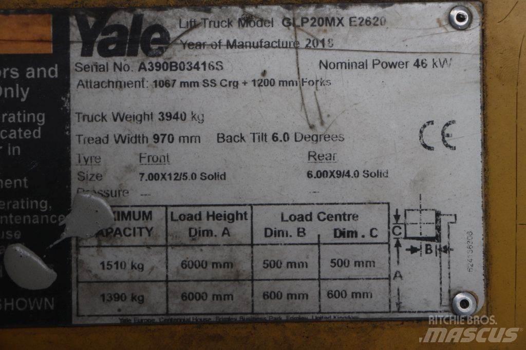 Yale GLP20MX Камиони с АГУ